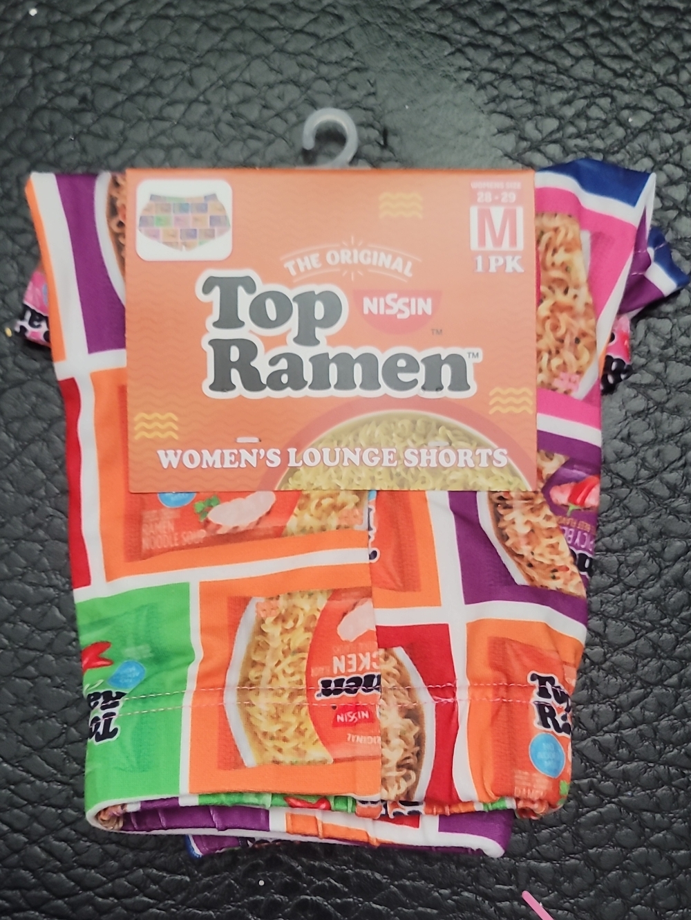 NISSIN Top Ramen Orange, Purple, Green Women's Lounge Shorts